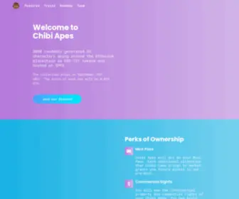Chibiapes.com(Chibi Apes) Screenshot