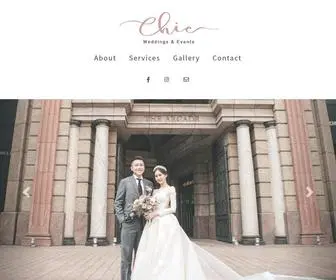 Chic999.com(Chic wedding & events) Screenshot