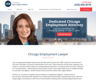 Chicago-Attorney.net(Chicago Employment Lawyer) Screenshot