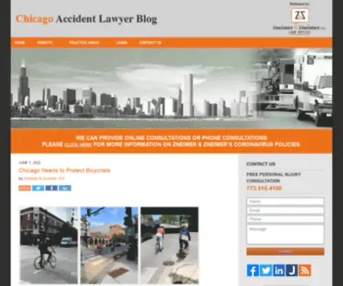 Chicagoaccidentlawyerblog.com(Published by Chicago) Screenshot