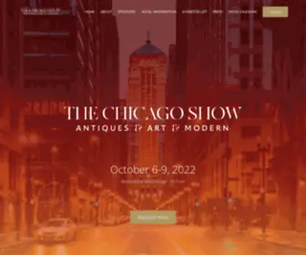 Chicagoantiquesartdesign.com(The Chicago Show The Chicago Show) Screenshot