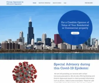 Chicagoappraisals.com(Advanced Appraisal Associates Inc) Screenshot