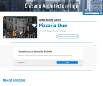Chicagoarchitecture.info(Chicago Architecture) Screenshot