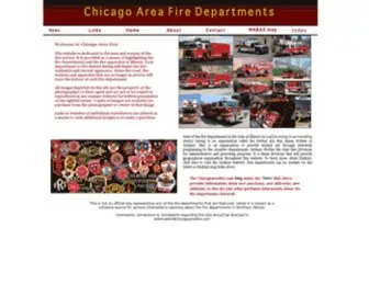 Chicagoareafire.com(Keeping track of Chicago area fire departments) Screenshot