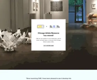 Chicagoartistsresource.org(Chicago Artists Coalition) Screenshot