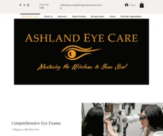 Chicagoashlandeyecare.com(Ashland Eye Care) Screenshot