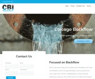 Chicagobackflow.com(Front Page) Screenshot