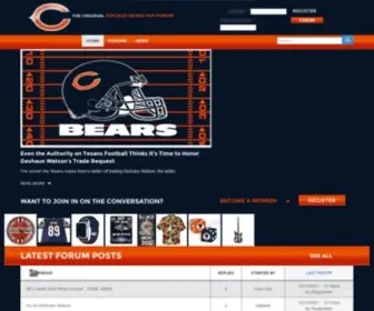 Chicagobearboards.com(Chicago Bears Board) Screenshot