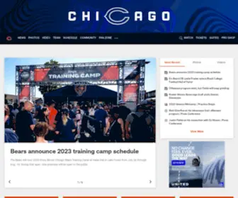 Chicagobears.com(The Official Website of the Chicago Bears) Screenshot