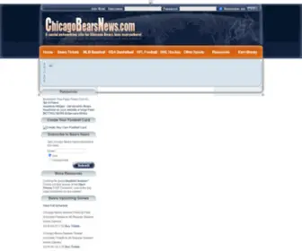 Chicagobearsnews.com(The most comprehensive Chicago Bears fan website on the internet) Screenshot