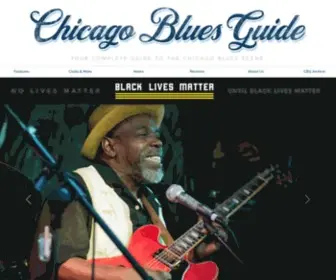 Chicagobluesguide.com(Chicago Blues Guide) Screenshot