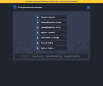 Chicagoboardoftrade.com(Chicagoboardoftrade) Screenshot