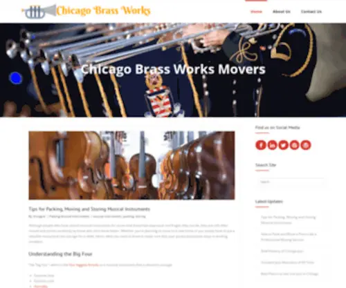 Chicagobrassworks.com(Chicago, IL Moving & Storage Company) Screenshot