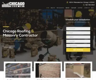 Chicagobrickco.com(Chicago Roofing) Screenshot