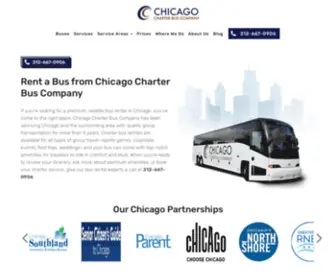 Chicagobuschartercompany.com(Charter bus rentals from chicago charter bus company) Screenshot