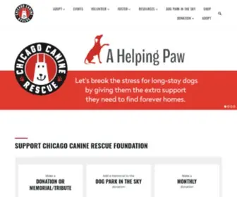 Chicagocaninerescue.org(Chicago Canine Rescue) Screenshot