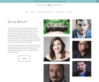 Chicagochorale.org(Chicago Chorale) Screenshot