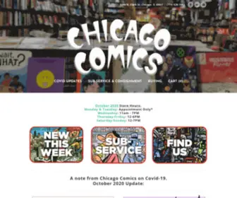 Chicagocomics.com(Chicago Comics) Screenshot