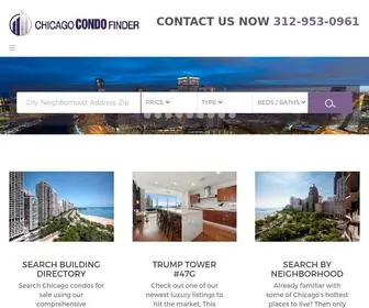 Chicagocondofinder.com(Chicago Condos for Sale or Rent) Screenshot