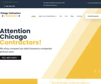 Chicagocontractorsinsurance.com(Chicago Contractors Insurance IL) Screenshot