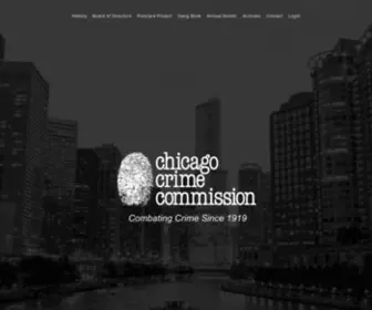 Chicagocrimecommission.org(The Chicago Crime Commission) Screenshot