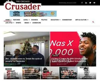 Chicagocrusader.com(The Crusader Newspaper Group) Screenshot