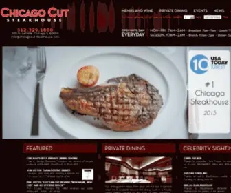 Chicagocutsteakhouse.com(Chicago Cut Steakhouse) Screenshot