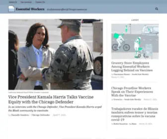 Chicagoessentialworkers.org(Essential Workers) Screenshot