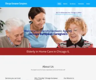 Chicagoeuropeancaregivers.com(In home Care Chicago) Screenshot