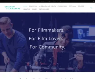 Chicagofilmmakers.org(Chicago Filmmakers) Screenshot