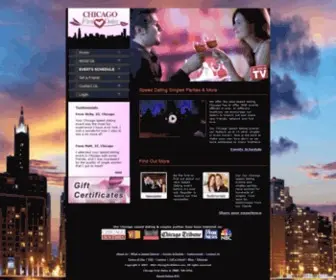 Chicagofirstdates.com(Speed Dating Chicago) Screenshot