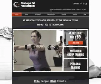 Chicagofitperformance.com(Personal Training) Screenshot