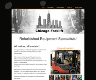 Chicagoforklift.com(Chicago Forklift LLC) Screenshot