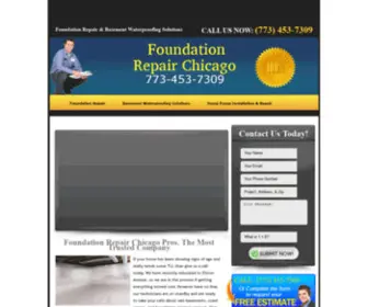 Chicagofoundationpros.com(Foundation Repair ChicagoFree Estimates) Screenshot