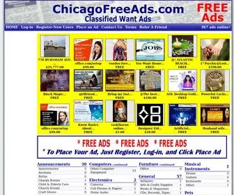 Chicagofreeads.com(Chicago Free Ads) Screenshot