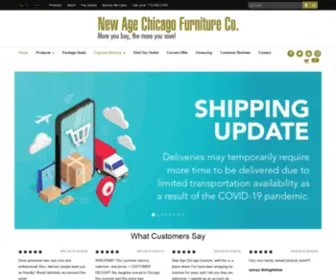 ChicagofurnitureonlineStore.com(New Age Chicago Furniture) Screenshot