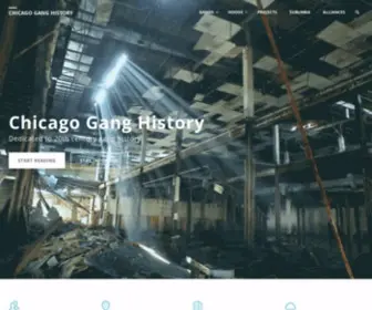 Chicagoganghistory.com(Dedicated to 20th Century Gang History) Screenshot