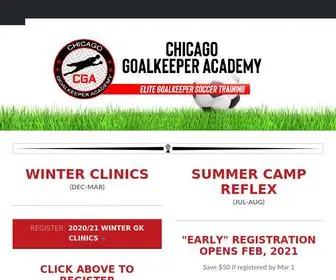 Chicagogoalkeeper.com(Chicago Goalkeeper Academy) Screenshot