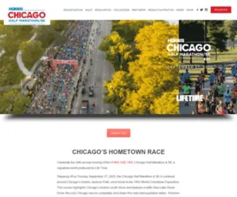 Chicagohalfmarathon.com(Chicago Half Marathon & 5K) Screenshot