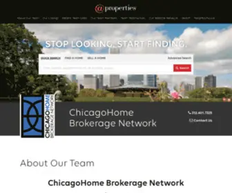 Chicagohome.com(ChicagoHome Brokerage Network at @properties) Screenshot