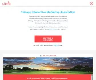 Chicagoima.org(Chicago Interactive Marketing Association) Screenshot