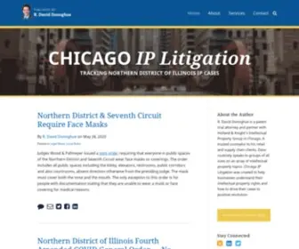 Chicagoiplitigation.com(R. David Donoghue) Screenshot