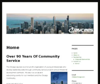 Chicagojaycees.org(Chicago Jaycees) Screenshot