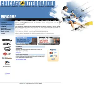 Chicagokiteboarder.com(Chicago Kiteboarder) Screenshot