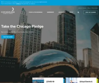 Chicagolandchamber.org(Chicago's Chamber of Commerce is the City's Most Influential Organization) Screenshot