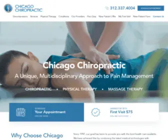 Chicagolandchiro.com(Chicago chiropractor) Screenshot