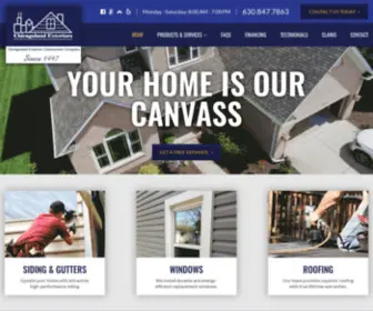 Chicagolandexteriorsinc.com(Home Exterior Contractor) Screenshot