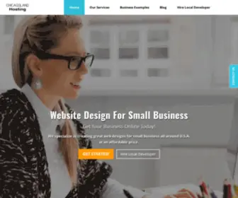 Chicagolandhosting.com(Small Business Website Specialist $599 To Start $99/M) Screenshot