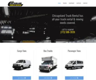 Chicagolandtruckrental.com(Truck Rental Chicago) Screenshot