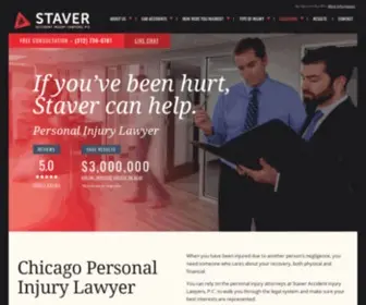 Chicagolawyer.com(Chicago Personal Injury Lawyers) Screenshot